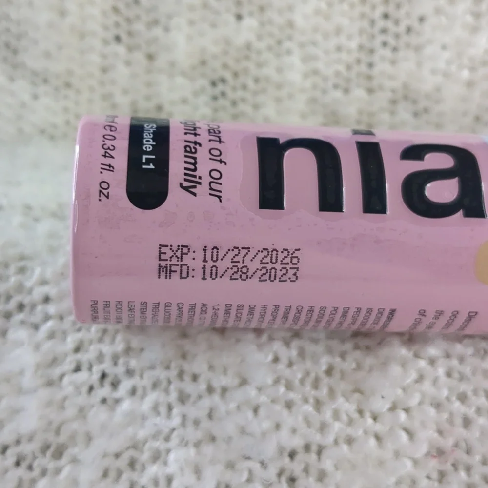 toyfactory Niablend Serum Concealer in L1(Light), 10ml/0.34fl oz